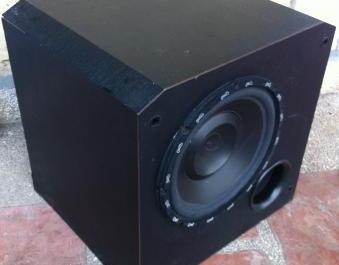 Kenwood Subwoofer Box With Polk Audio Speaker photo