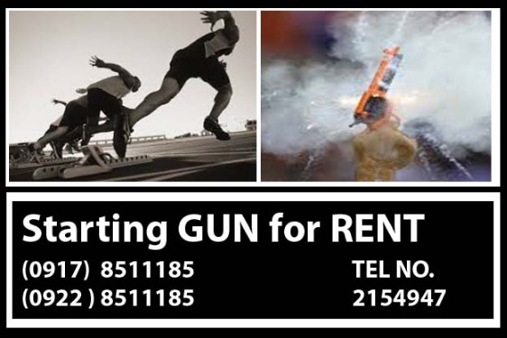 Starting Gun Rental Hire Manila Philippines photo